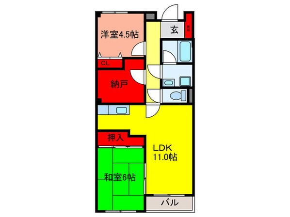 ハイツホロンの物件間取画像